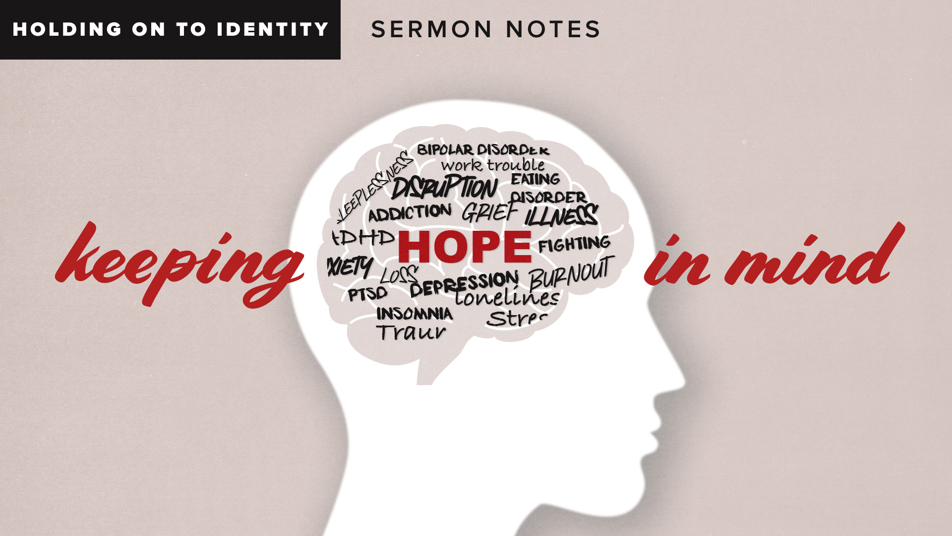 Holding on to Identity, Sermon Notes